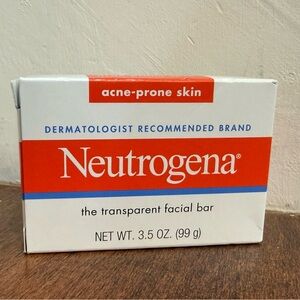 NWT Neutrogena Facial Cleansing Bar for Acne-Prone Skin